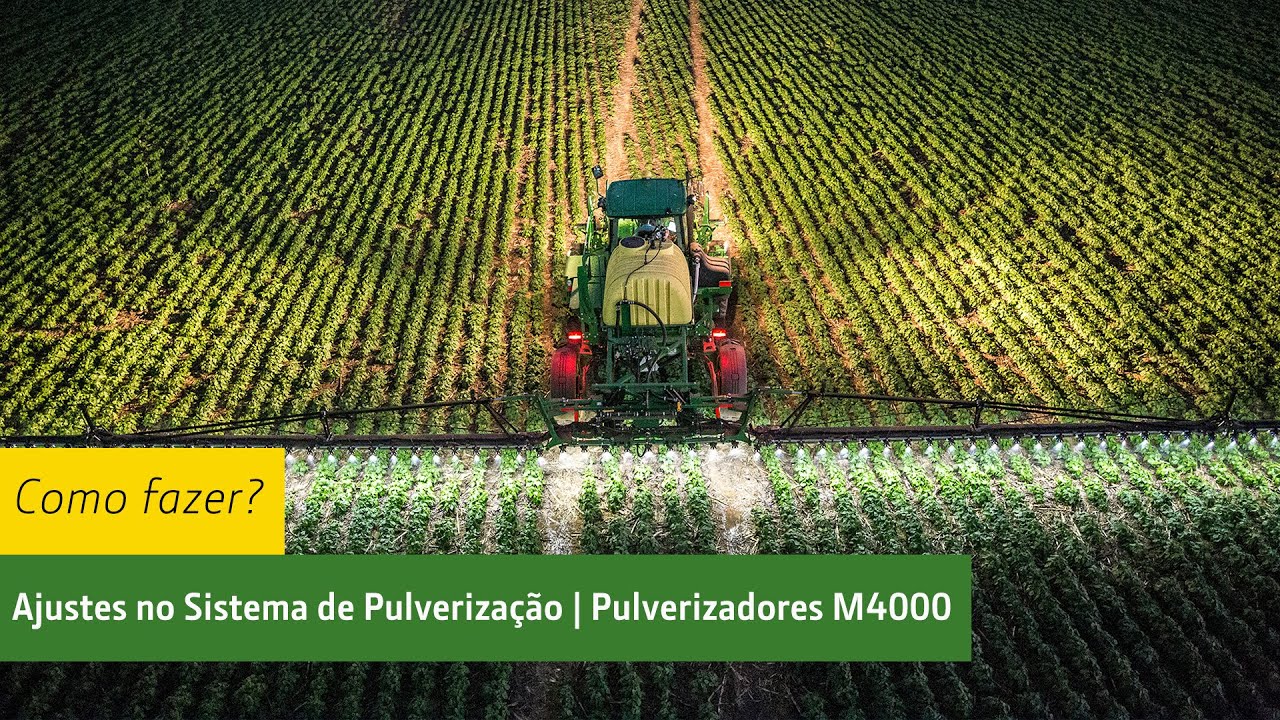 Ajustes no Sistema de Pulverização | Pulverizadores M4000