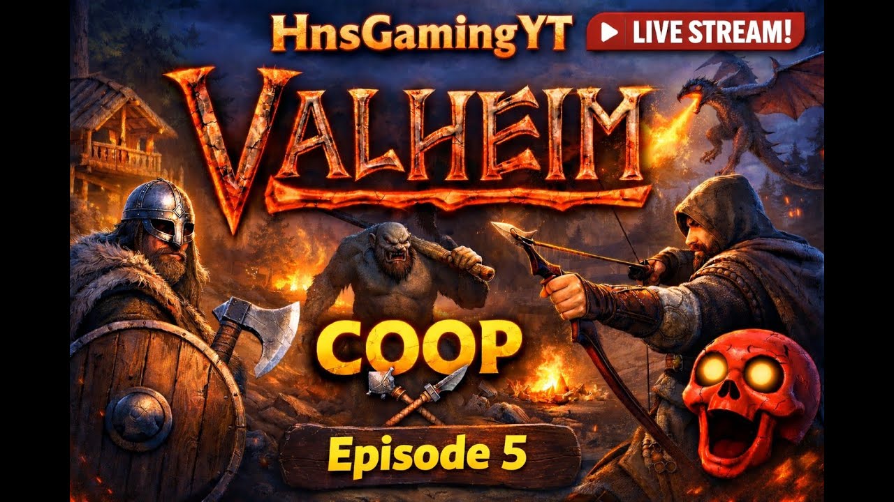 🔴 LIVE VALHEIM COOP INDONESIA 🇮🇩 | Episode 5 – Viking Survival Adventure HARD MODE