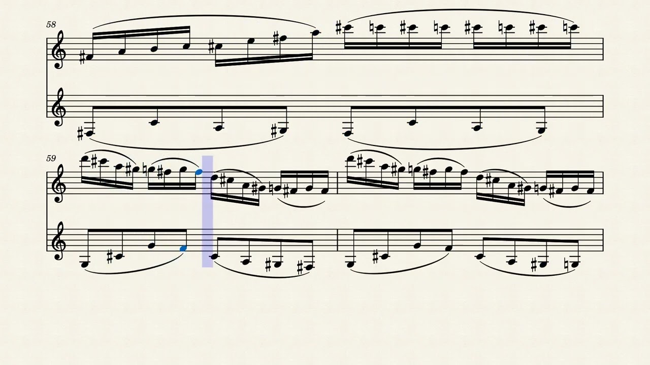Duet For Bass Clarinet & Bb Clarinet-Video Score #classicalmusic #clarinet #music