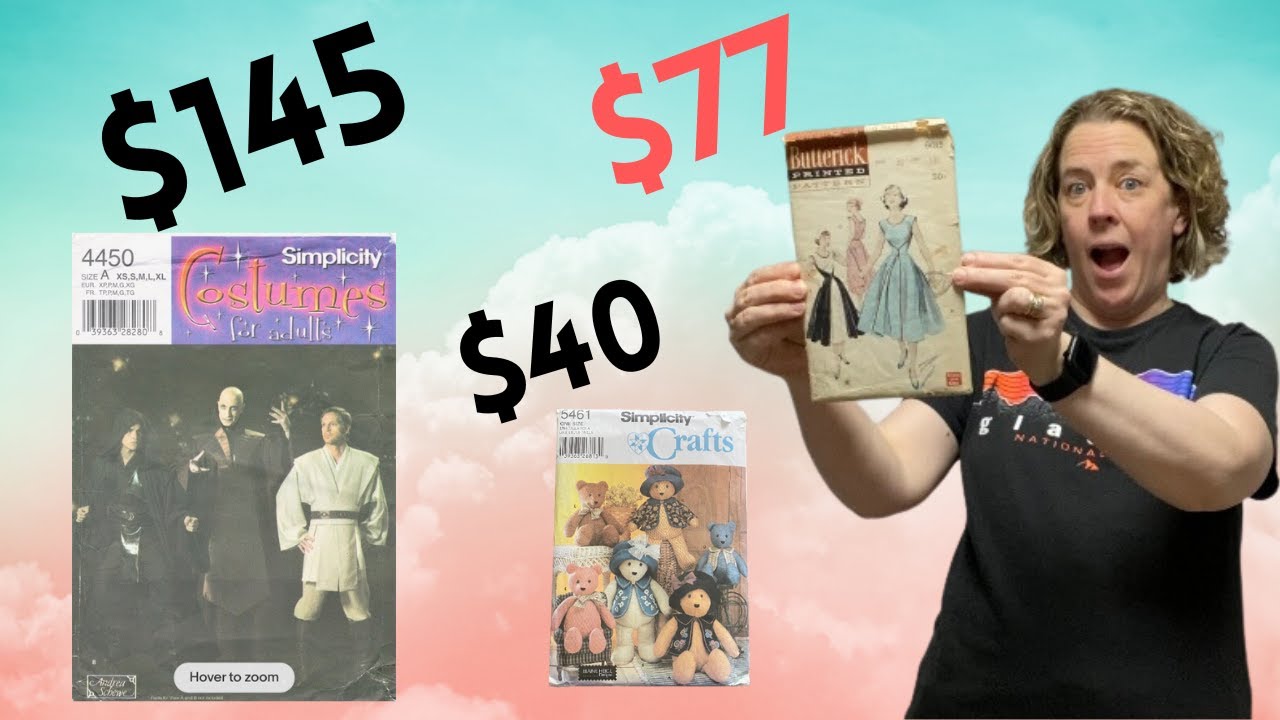 Sewing Patterns Worth Big Bucks! Pattern BOLOs to Resell on Ebay and Etsy