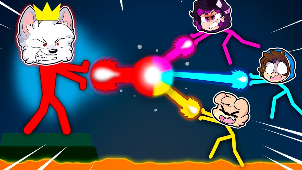 ¡TODOS contra el REY STICKMAN! 😂💥🏆 ¡MOMENTOS DIVERTIDOS en STICK FIGTH! - Alexy