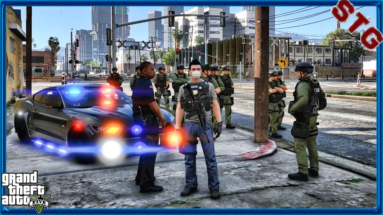 GTA 5 GANG UNIT PATROL | ИГРАЮ В GTA 5 ЗА ПОЛИЦЕЙСКОГО! | #21 (РОЛЕВАЯ ИГРА С МОДАМИ GTA 5)