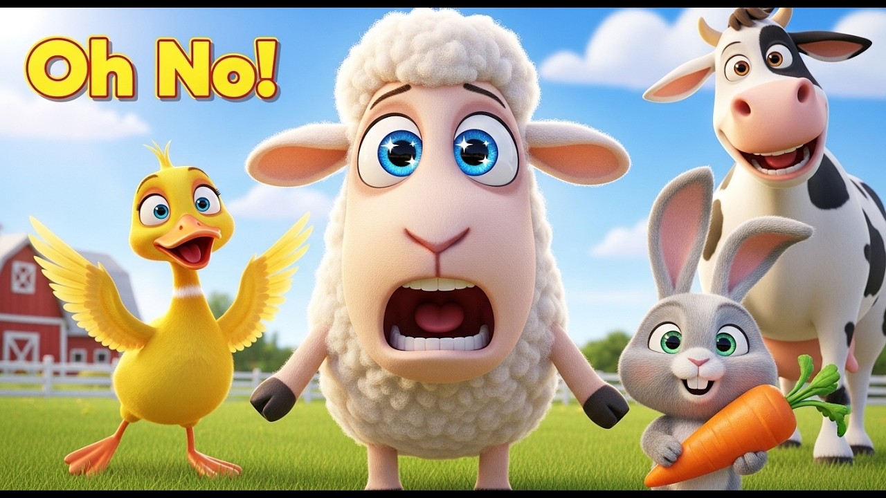 🐑Baa Baa’s Big Barnyard Surprise! 🦆🐄🐰🎉 | Fun Farm Animals Cartoon for Toddlers