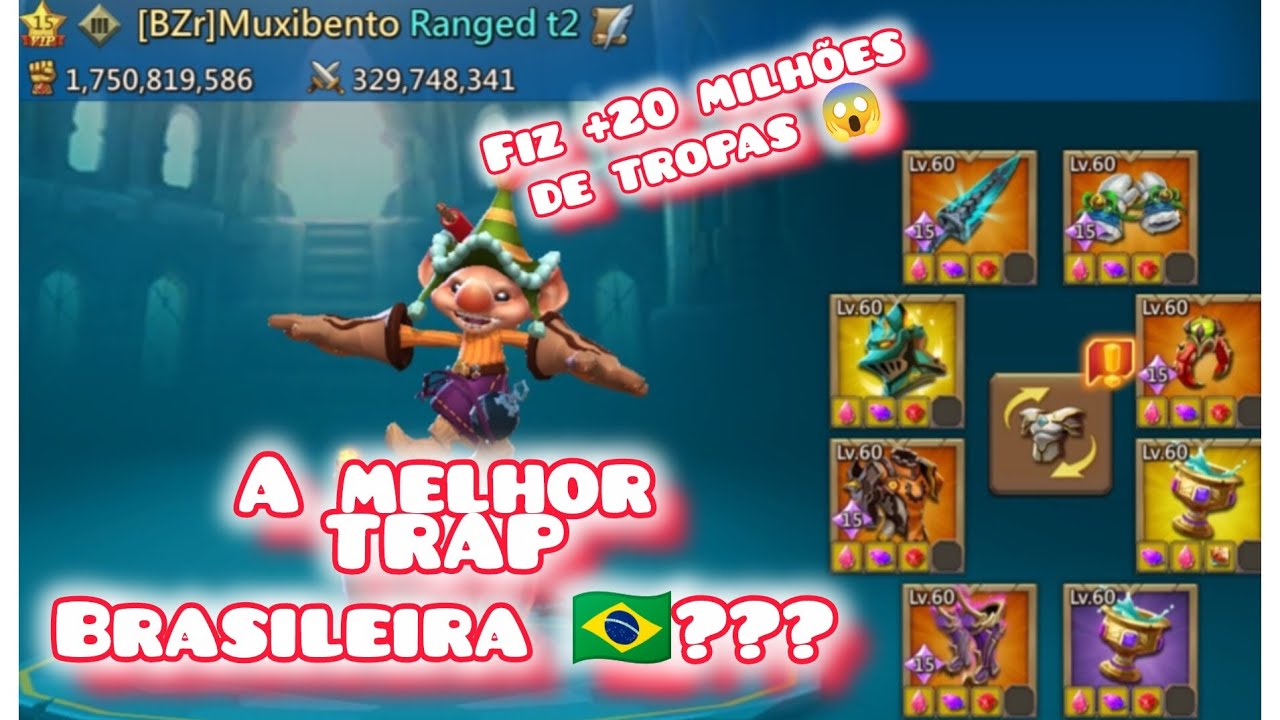 5 peças 15 no mix e 74 milhões de tropas 😱 mega trap rally  do meu amigo Lucas o popular (Frezza 1)