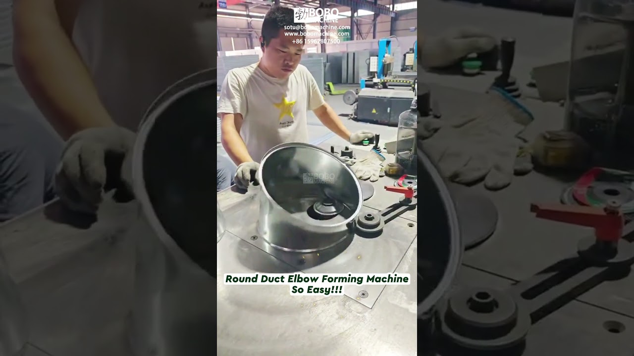 Round Duct Elbow Forming Machine