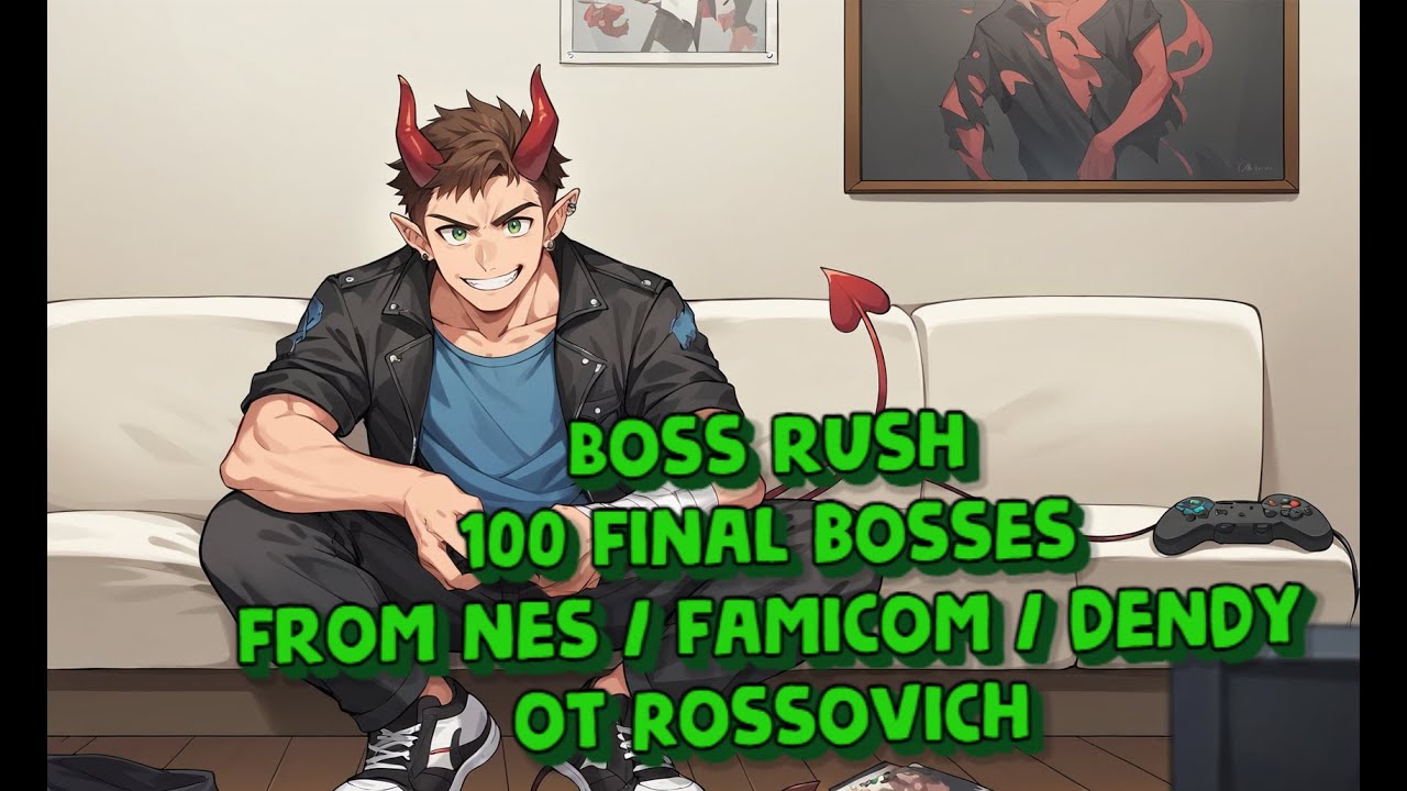 Boss rush! Смогу ли я ? 100 финальных денди боссов против дяди Вани !