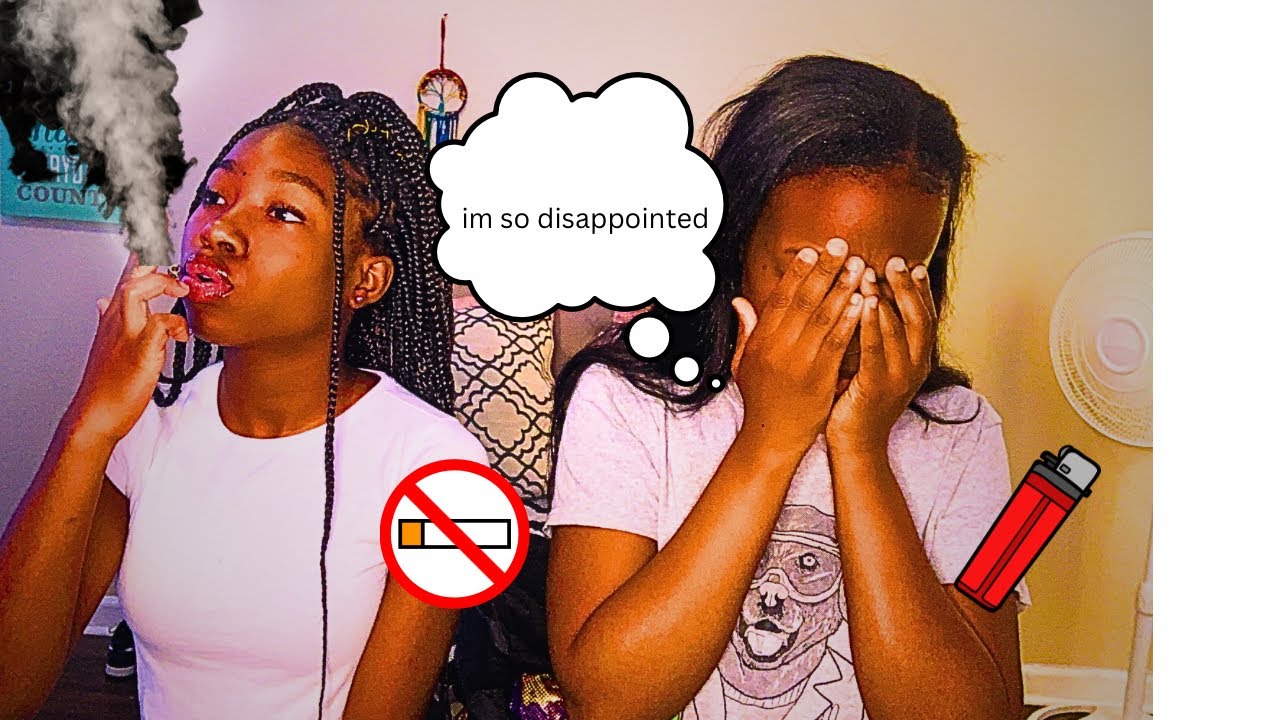PRANKING MY MOM! I WAS SMOKING W33D MA!! SHE CRIED!!
