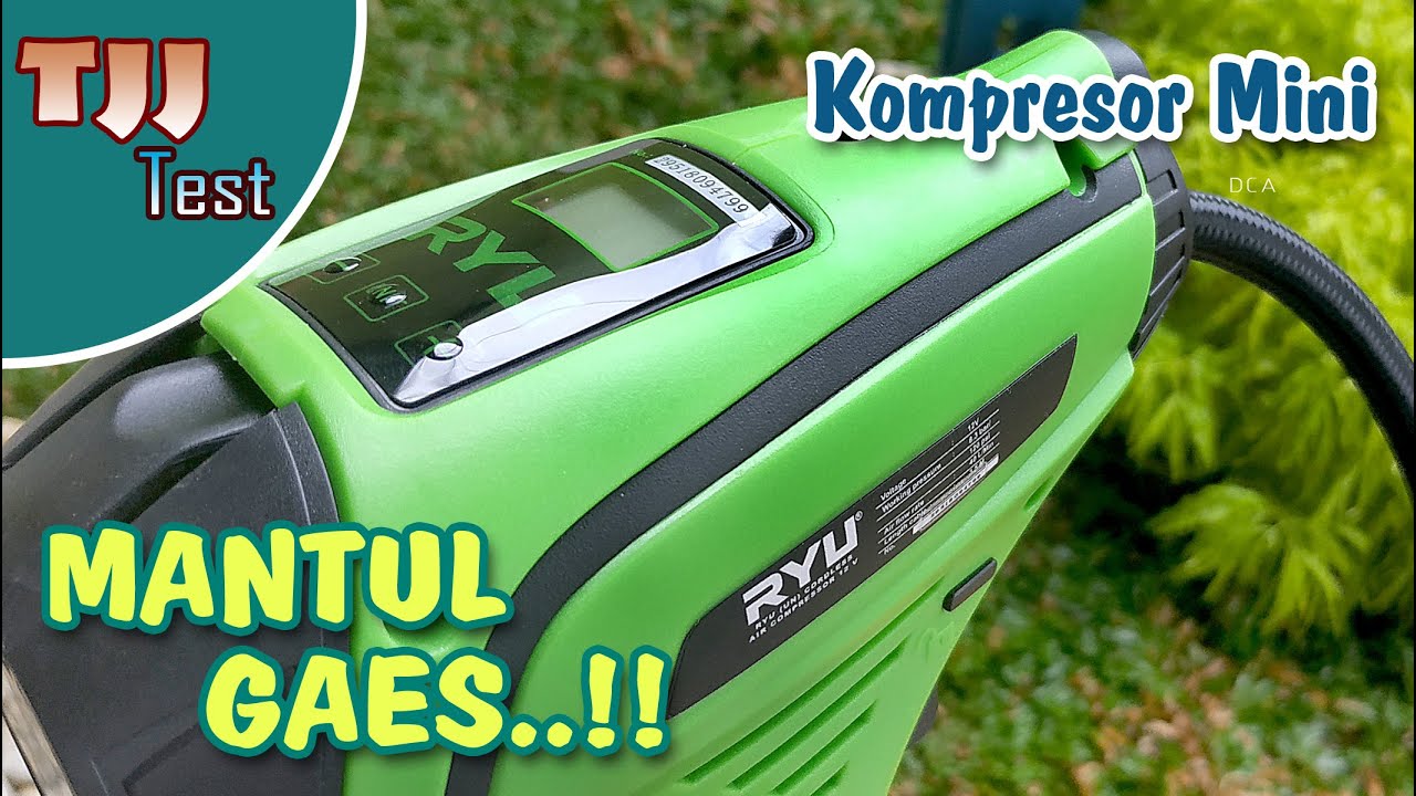 Mantul gaes, ngetes kompresor  mini DIGITAL RYU RCC12