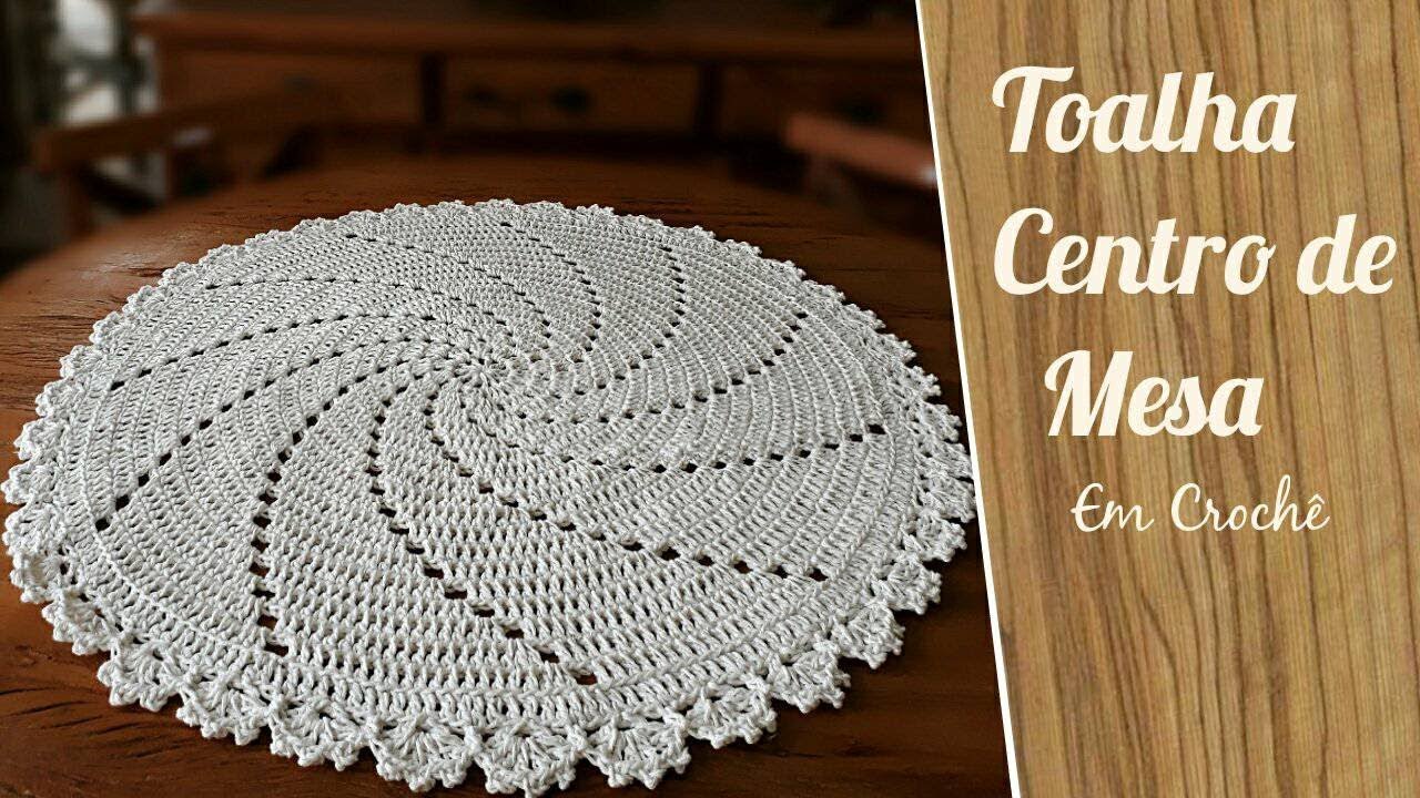 Toɑlhɑ/Centro de Mesɑ em Crochê super fácil