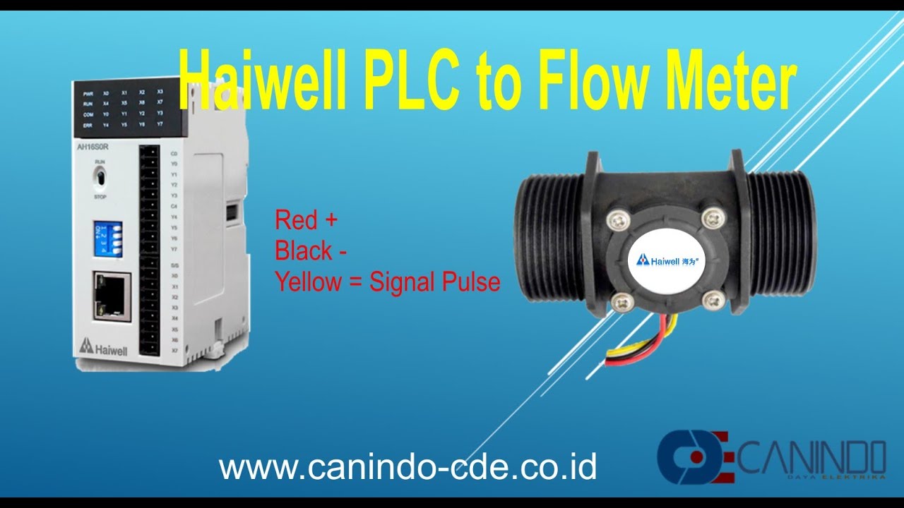 Flow Meter to Haiwell PLC