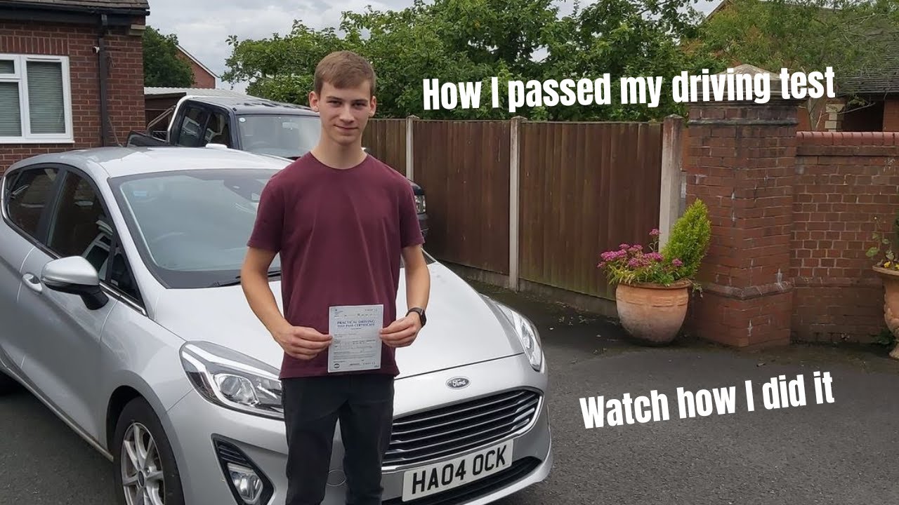 Edward's Driving test in Shrewsbury.