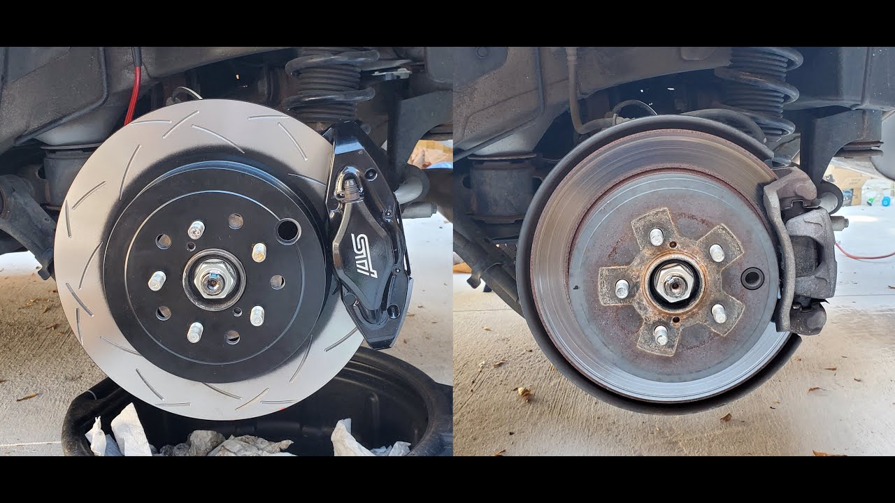 2013 WRX - Brake Upgrade - Rear STI Swap