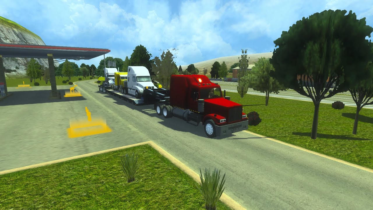 Truck Simulator USA Revolution Ovilex Software Games Pt 75 POLICE ESCORT