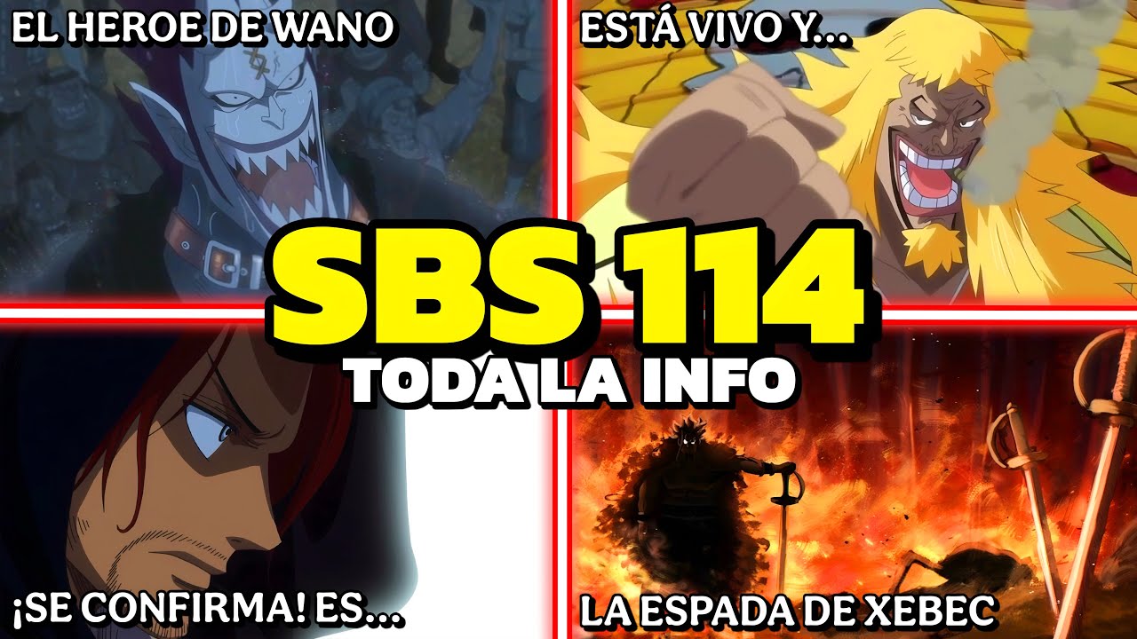 ONE PIECE SBS 114 - ¡TODO LO QUE DEBES SABER! (El héroe de Wano / Yamato será nakama...)