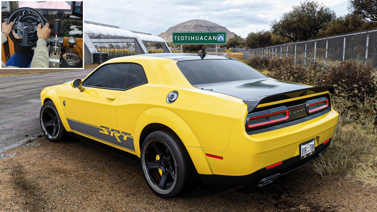 Dodge Challenger SRT Super Stock (1000HP) - Forza Horizon 5 | Thrustmaster T300RS Gameplay