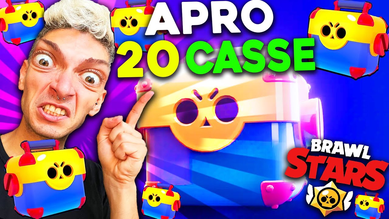 APRO 20 MEGACASSE SU BRAWL STARS E POI DEVASTO TUTTI !!