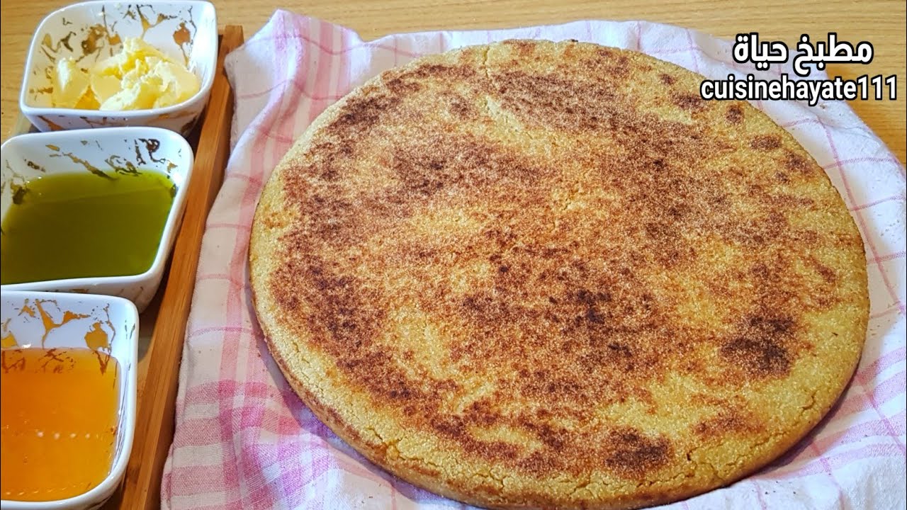أروع و أسهل ما يمكن تحضري حرشة بالنخالة و السميدة كتجي هشيشة و لذيذة بدون حليب و بدون تعقيدات