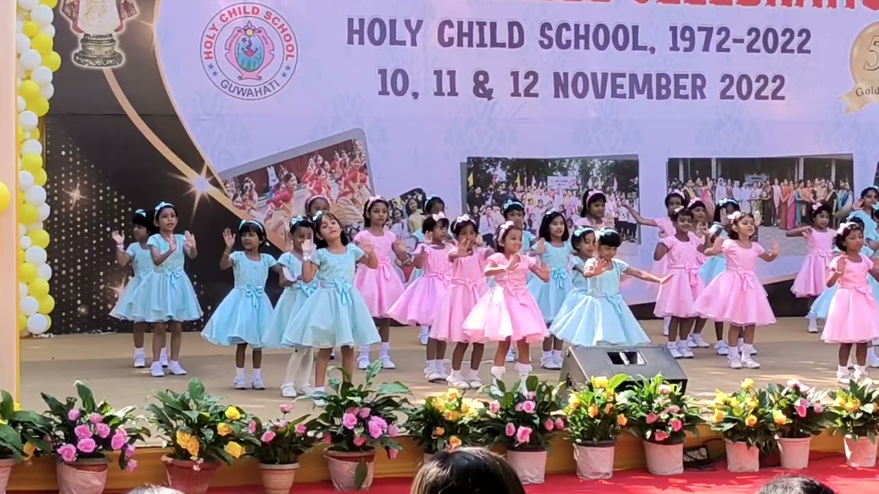 holy child golden jubilee celebrations 2022(@vinay blog) guwahati##CLASS KG#