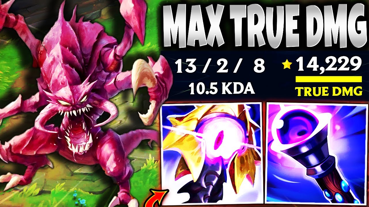 Our New Cho'Gath MAX TRUE DAMAGE Season 13 Build Guide is INSANELY OP 🔥 LoL Top ChoGath s13 Gameplay