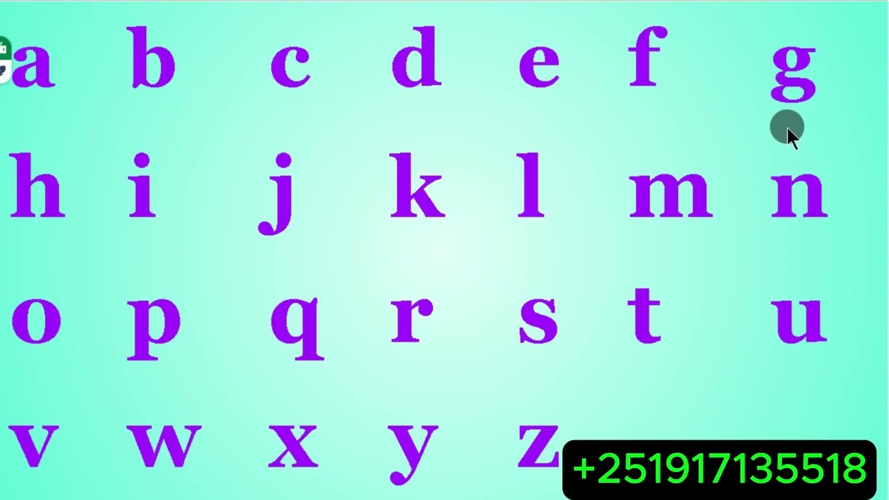 Haala Salphaan Qubee barachuuf || Learning Afan Oromo Letters
