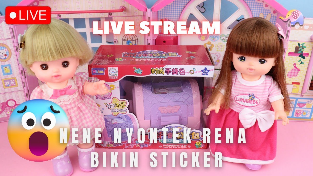 Live NENE NYONTEK RENA BUAT STICKER -  GODUPLO TV