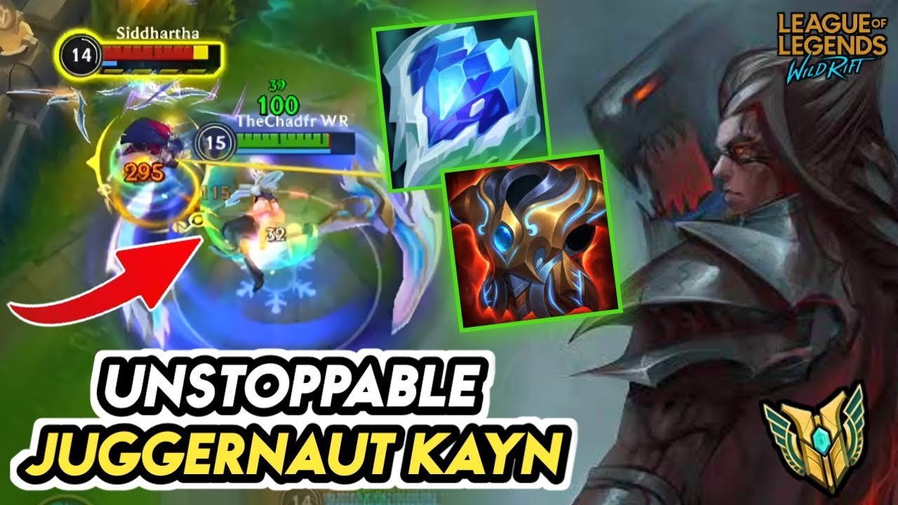 THE ULTIMATE RED KAYN JUGGERNAUT BUILD!! (BEST RHAAST BUILD PATCH 5.1A) | Wild Rift