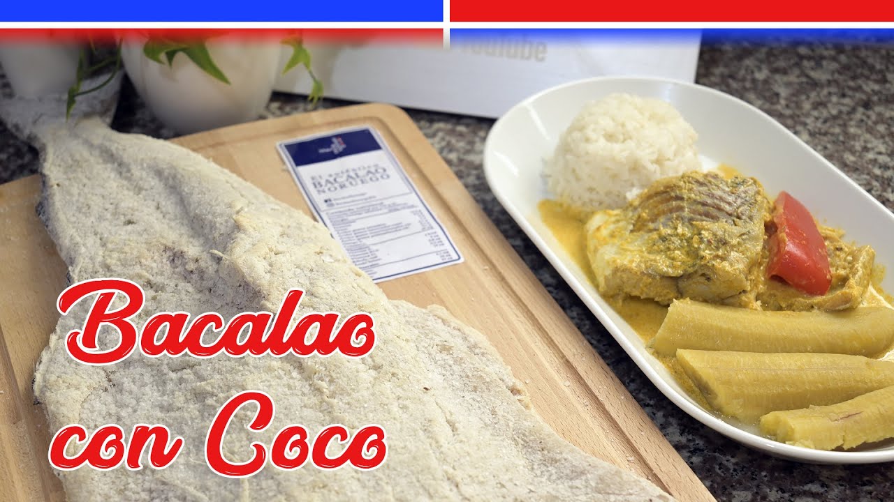 Receta Bacalao con Coco Estilo Dominicano