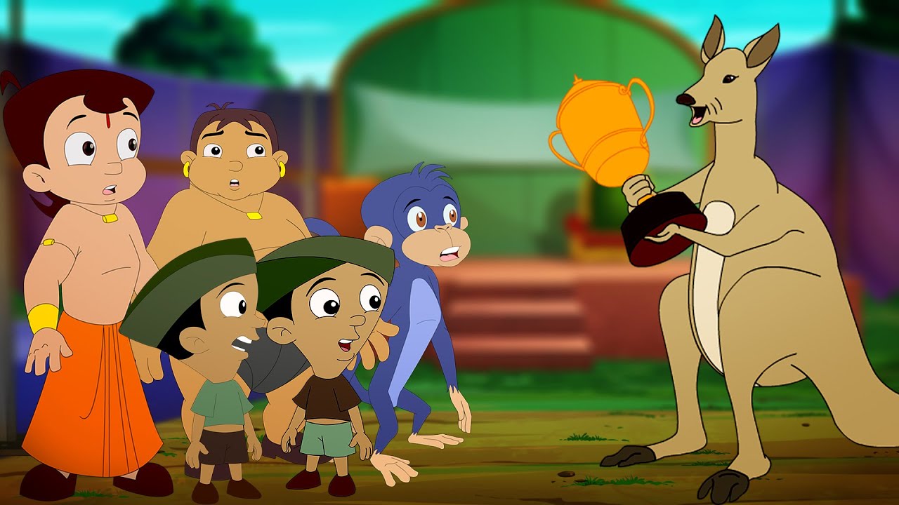 Chhota Bheem - High Jump Challenge with Kangaroo