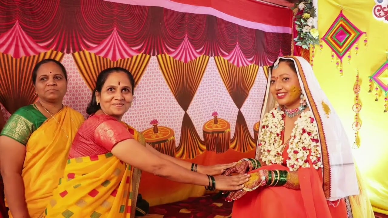 Reshma full video maharashtra haldi ceremony Location  Diva Thane