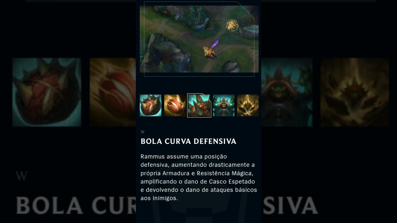 RAMMUS SKILLS HABILIDADES