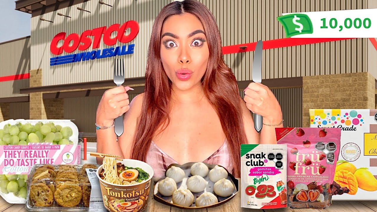 Probando TODA la comida viral de COSTCO! ..realmente vale la pena el hype?? | Rebeca Mendiola