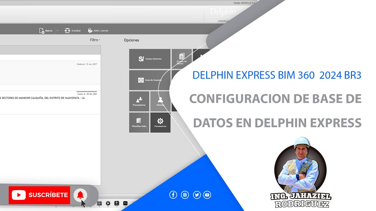 Configuracion de Base de Datos Delphin Express