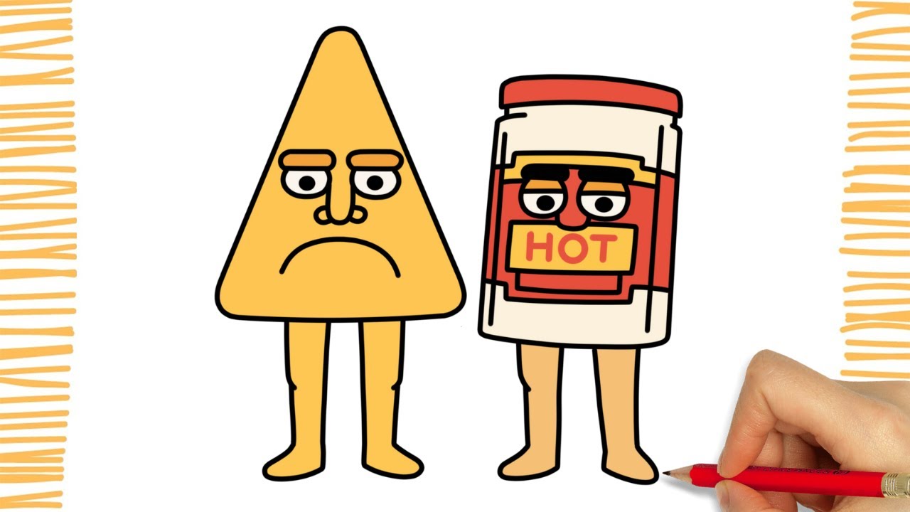 How To Draw a CHIPSO AND QUESO I BRAINROT I Easy