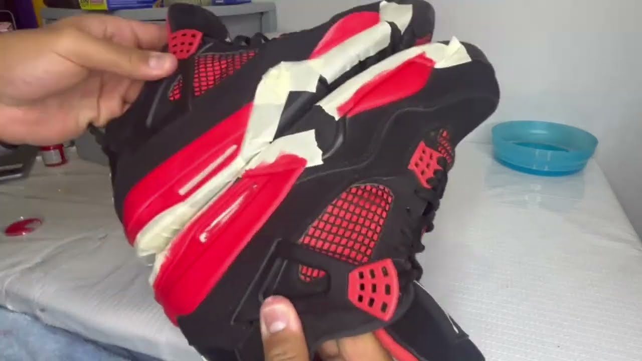 Jordan 4 "Red Thunder" Restoration