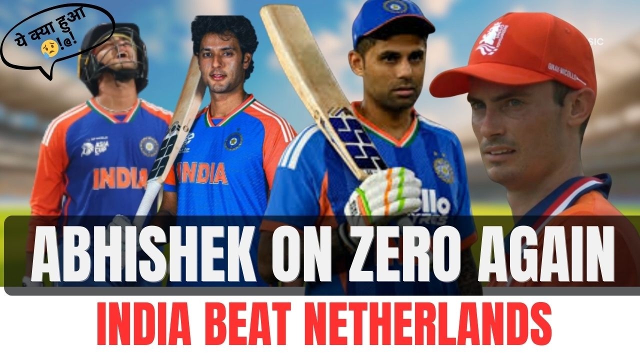 😳ABHISHEK ON ZERO| INDIA CRUSH NEDTHERLAND | T20 WC 2026 #t20worldcup2026