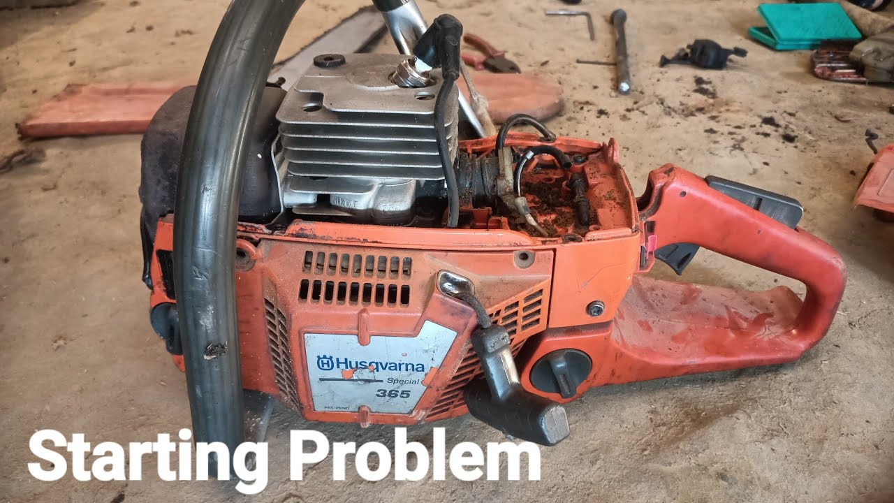 Chainsaw Husqvarna Special-365 How to Repair Starting problem 