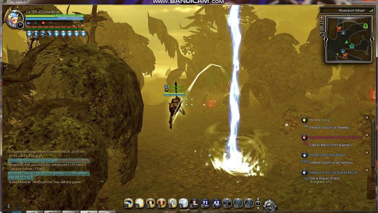 Dragon nest silver hunter air combo