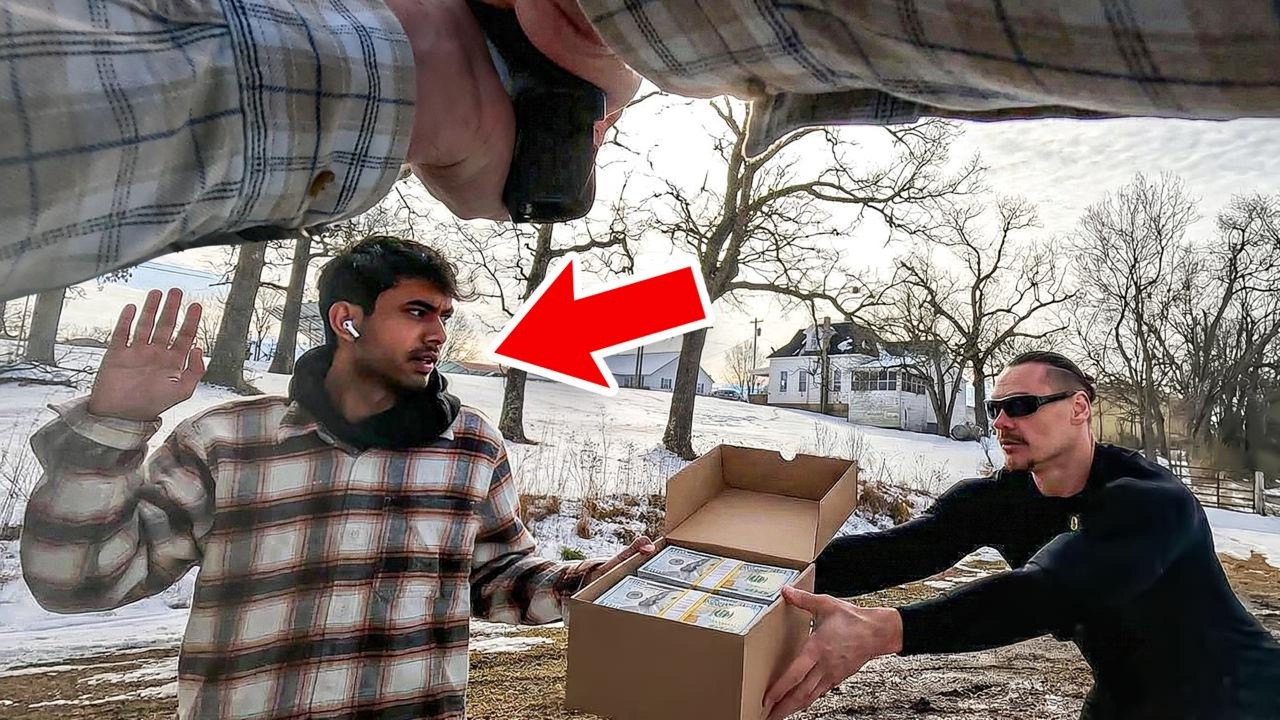 HUNTING SCAMMER IN A SNOWSTORM ❄️ WITH THE SHERIFF 🚔