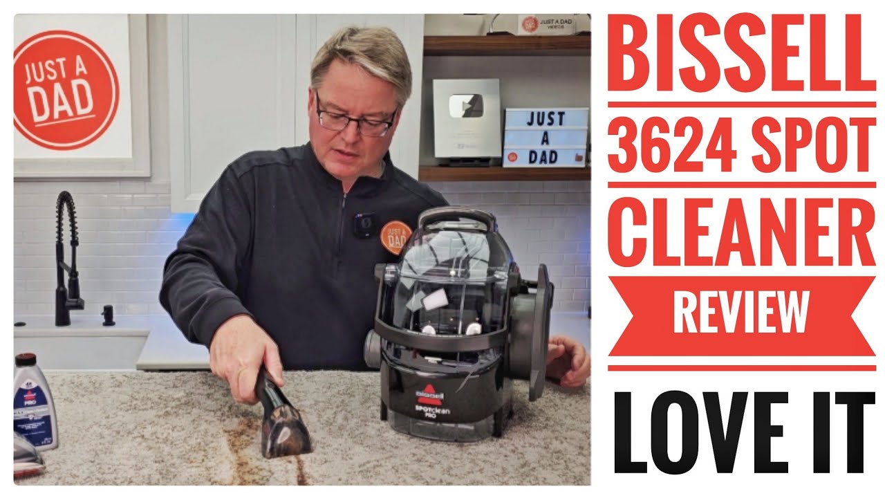 Works Great! Bissell 3624 Spot Clean Portable Carpet Cleaner REVIEW