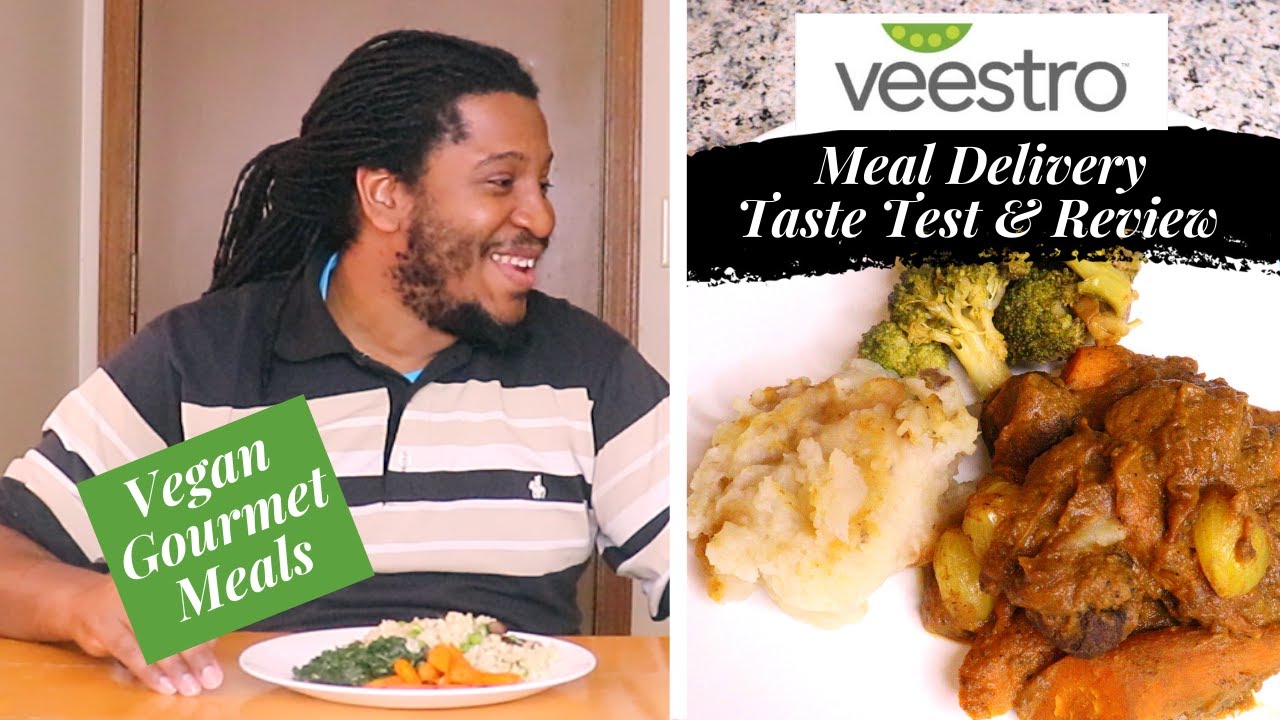 He tried GOURMET VEGAN MEAL DELIVERY for meat lovers! |  Veestro Review