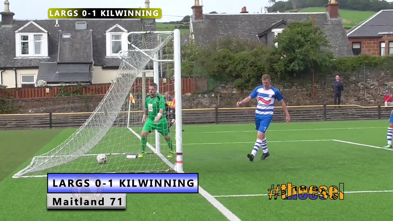 Largs Thistle 1-1 Kilwinning Rangers, West of Scotland Premiership 11th August 2018