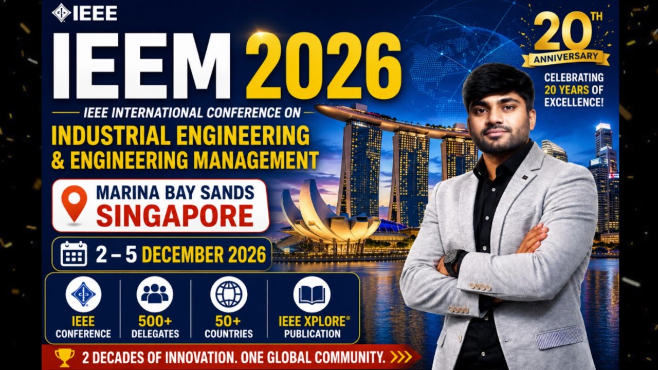 IEEM 2026 International Conference Singapore | Call for Papers & Publication Opportunity |Phaipedia 