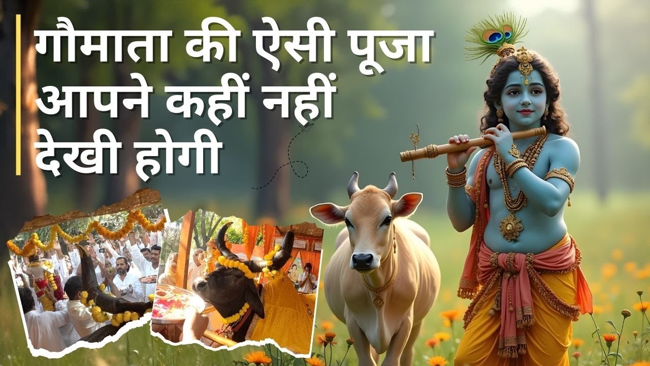 गौमाता की ऐसी पूजा आपने कहीं नहीं देखी होगी - गोपाष्टमी अहमदाबाद 2024