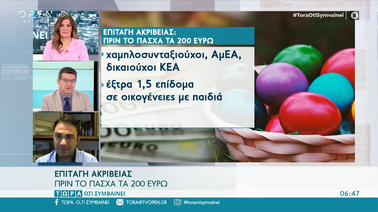 Επιταγή ακρίβειας: Πριν το Πάσχα τα 200 ευρώ