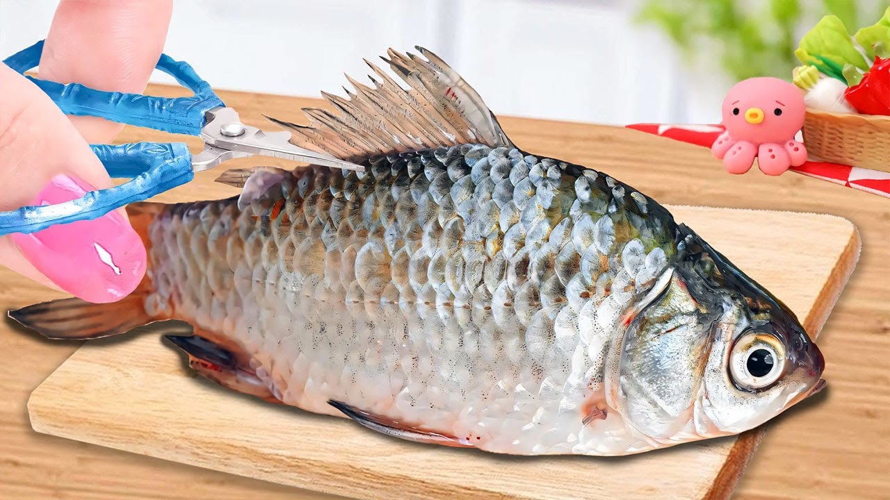 🐟 Resep Masakan Mini Terbaik  Resep Mini Ikan Goreng Masala Pedas✨Tiny Tasty Kitchen