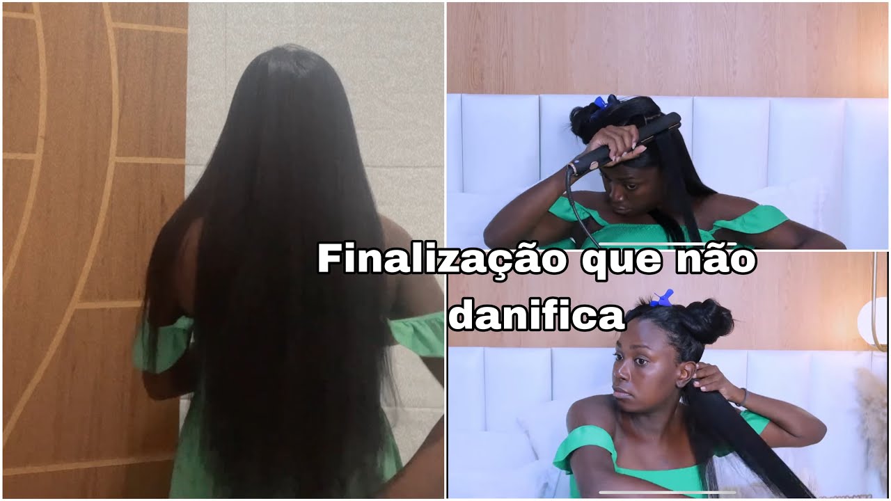 FINALIZANDO O CABELO APÓS RELAXAMENTO DE GUANIDINA