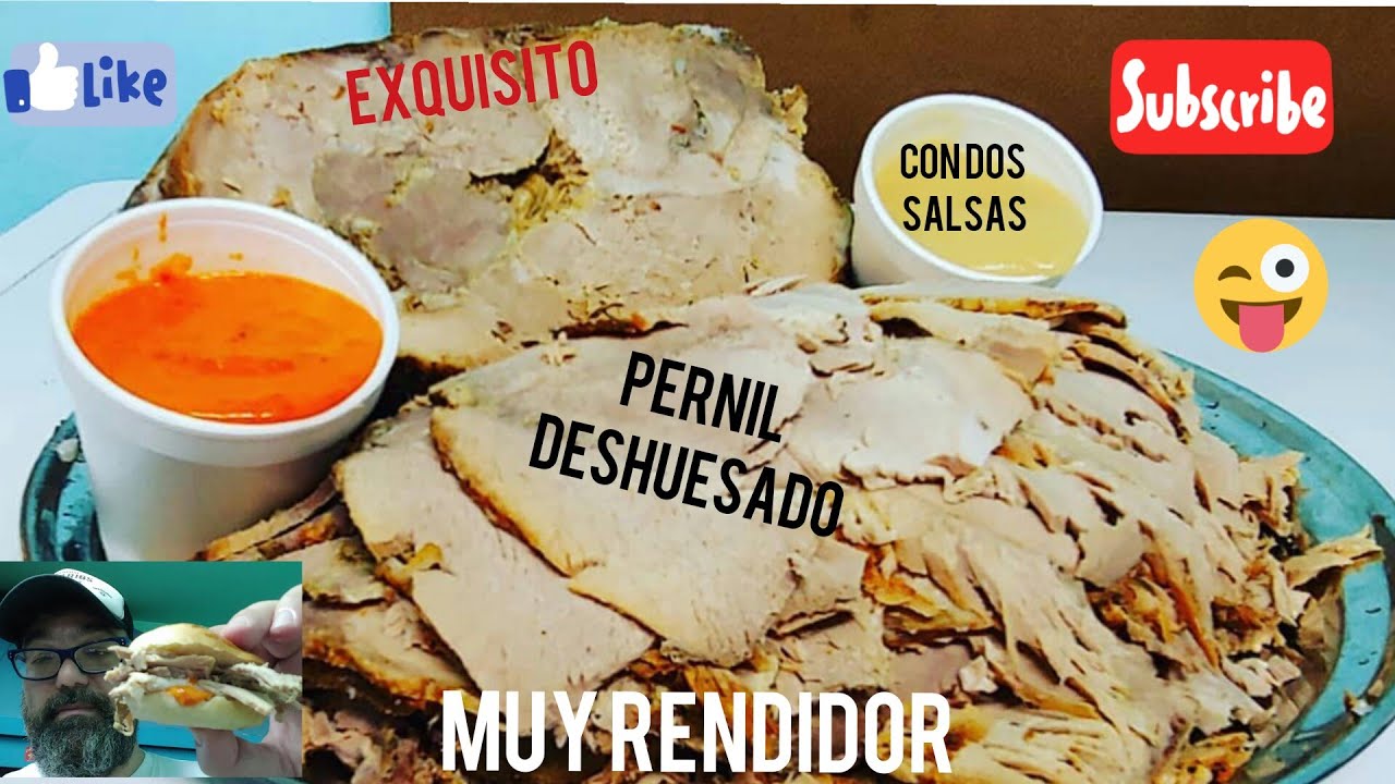 Como hacer PERNIL al horno deshuesado para 