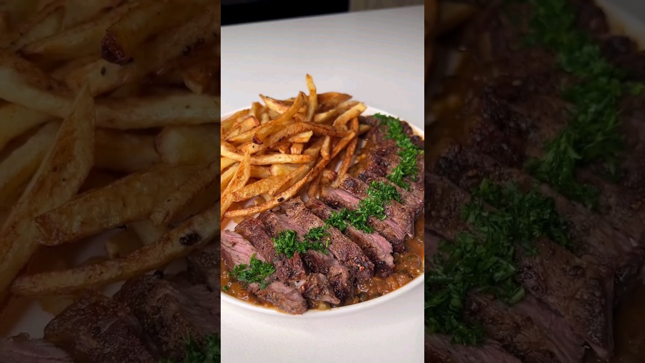 Steak au poivre is a classic dish in French cuisine 🥩💕