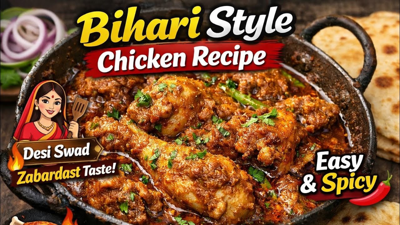 Bihari style Chicken Masaledar, spicy aur full desi flavour || एक बार बनाएंगे, तो बार-बार बनाएंगे ||
