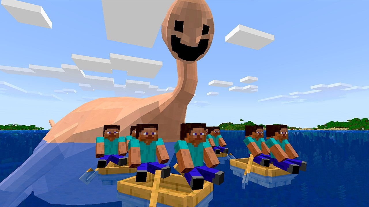 Me transformei Em um MONSTRO MARINHO HUMANO para ENGANAR MEUS FÃS no MINECRAFT